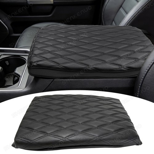 Fits Dodge Ram 2019-2026 Center Console Lid Armrest Cover Leather Cushion Pad - Picture 2 of 13