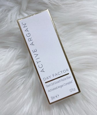 Active Argan Day Factor Stem Cell Growth Factor Elixir New Sealed 1oz