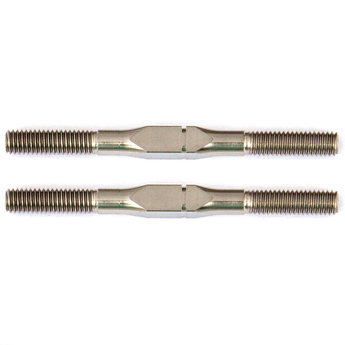 Team Associated Ft Titanium Turnbuckles 3x38mm Silver (2)