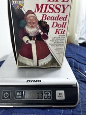 Vintage Li’L Missy Beaded Doll Kit completed With Box 13437 Mr Santa Claus Toy 2
