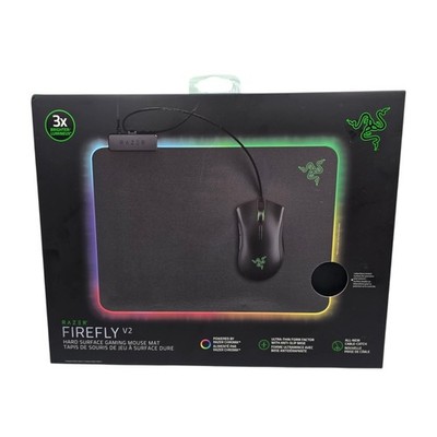 Razer Firefly V2 Hard Surface Gaming Mouse Mat w/ Chroma 3X Brighter BRAND NEW!!