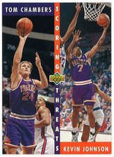 1992-93 Upper Deck - # 64 Kevin Johnson Tom Chambers