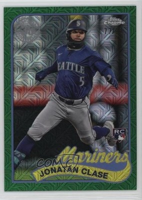 2024 Topps Update Green Refractor 77/99 Jonatan Clase #T89CU-87 Rookie RC 04zq