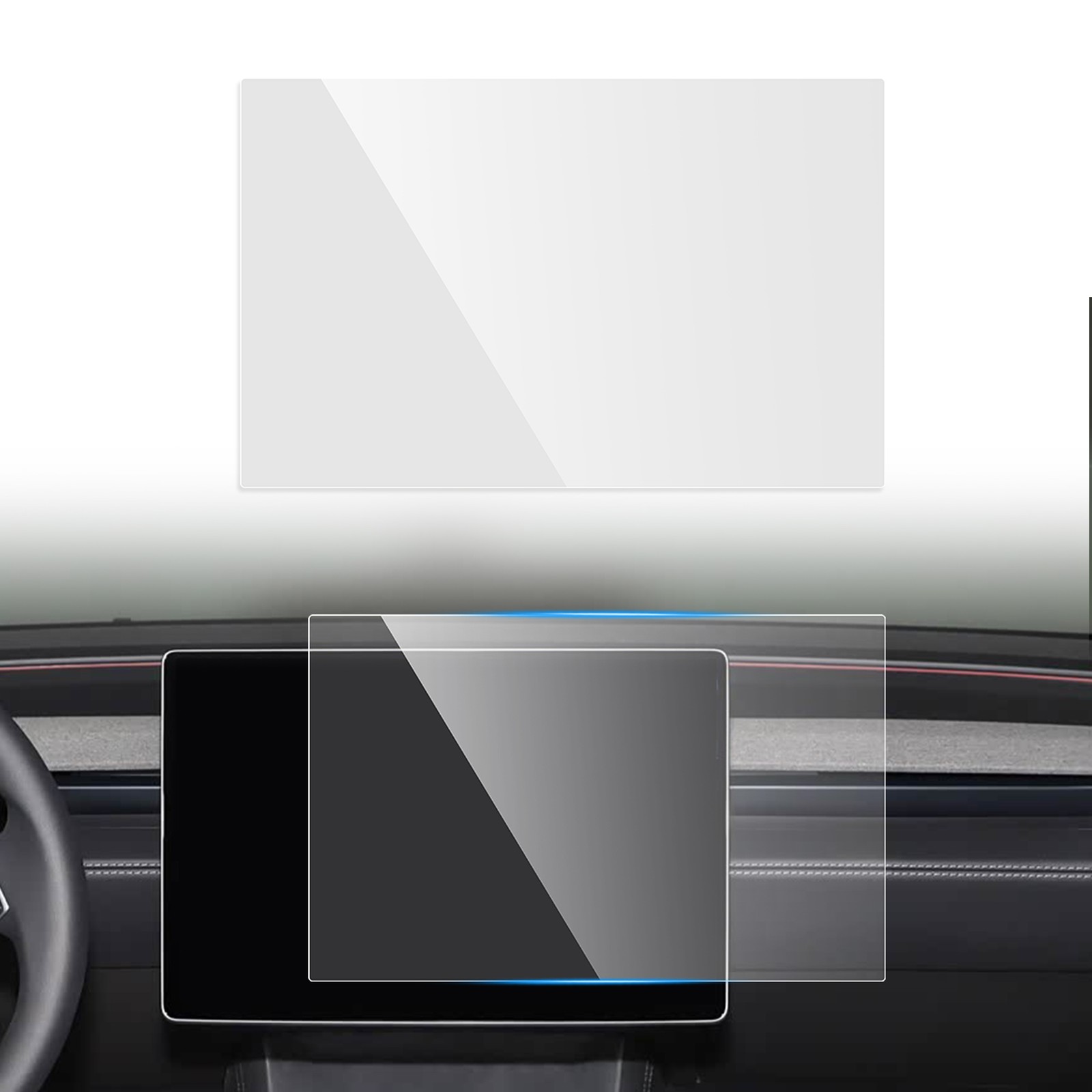 For Tesla Model Y (Juniper Performance) 2025 16" Dash Screen Protector 1Set