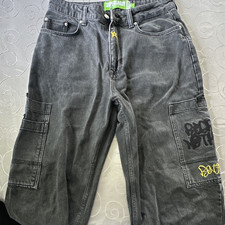 Review Herren Jeans Schwarz Superbaggy Weites...