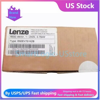 US Free TAX LENZE NEW E82EV751K2B E82EV751_2B Inverter 8200 Vector E82EV7512B
