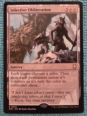 Selective Obliteration R Commander: Modern Horizons 3 35 NM