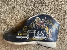 Vintage 40s Roy Rogers  Trigger Slipper Cowboy Boot Toddler Child READ DESCRIPT