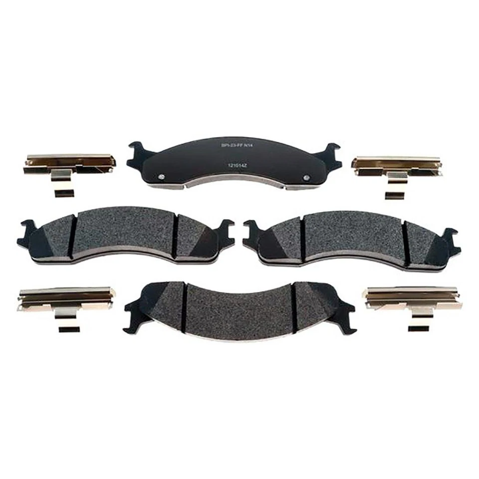 Kit pastillas de freno y zapatas de freno delanteras traseras metálicas para Ford F-250 1995-1996 zapata de 3" Foto 3 de 4