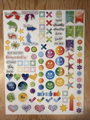 Journal Sticker Sheet Scrapbook Planner Craft Stickers