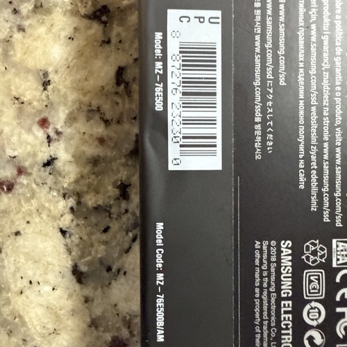 Samsung 860 EVO 500GB,Internal,2.5 inch (MZ76E500BAM) Solid State Drive-NEW - Afbeelding 3 van 4