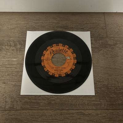 BUDDY KNOX 45 RPM ROULETTE 4002 PARTY DOLL/MY BABY'S GONE - ROCKABILLY -1957-VG+