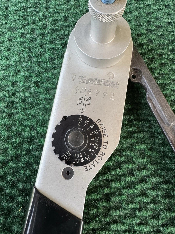 Deutsch HDT-48-00 Genuine OEM Hand Crimp Tool, Size 12- 20AWG AS-IS See Pictures - Image 4 of 4