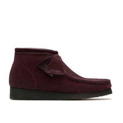 #ad Clarks Originals Men#x27;s Wallabee Boot Purple Grape Suede 26182751 $99.00