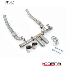 Porsche Cayman 718 2.5T Cobra Exhaust Valved Non Resonated PO982A Fits S & GTS