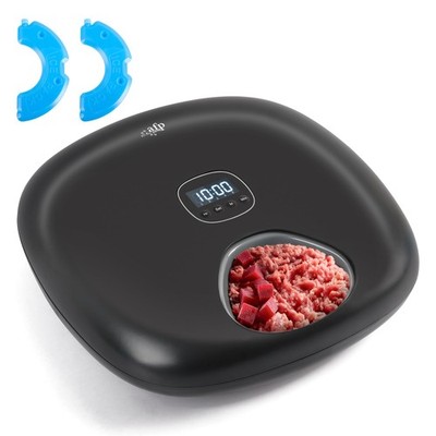 ALL FOR PAWS Automatischer Katzenfutterspender für Nassfutter, 6 Mahlzeiten Tierfutterspender mit