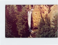 Postcard Tower Falls Yellowstone National Park Wyoming USA
