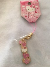 Sanrio Hello Kitty strap Sakura 2009 Unuse NEW