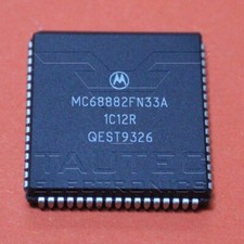 2 STK. MC68882FN33A MOTOROLA APPLE MAC ATARI TT FALCON  PLCC68 2pcs