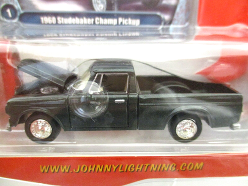 JOHNNY LIGHTNING - TRUCKIN' AMERICA - 1960 STUDEBAKER CHAMP PICKUP TRUCK - 1/64 - Picture 5 of 17