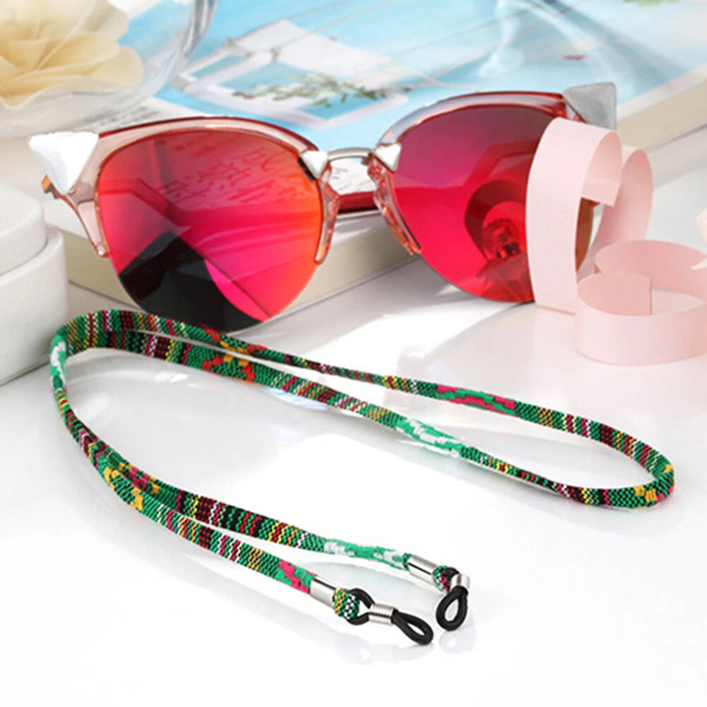 5mm Wide DIY Eyeglass Sunglasses Cord Strap Ethnic Style Cotton Eyewear Lanyard