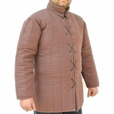 Medieval Gambeson thick padded coat Aketon vest Jacket Armor COSTUMES DRESS SCA