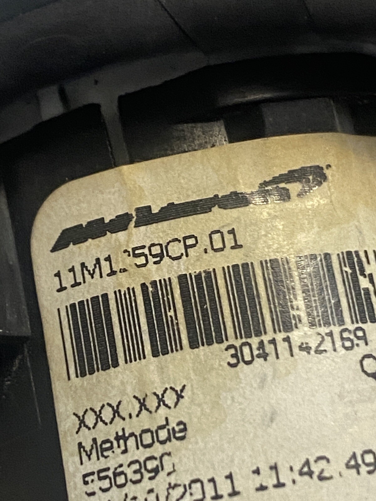 2012-2017 McLaren 650S Spider Headlight Lamp Control Switch 11M1259CP date 10/11