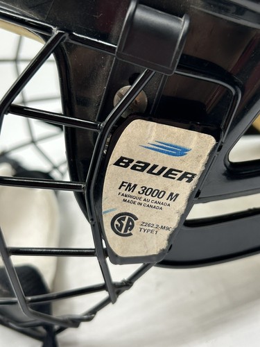 Casco da hockey Bauer HH1000S nero taglia small con gabbia FM3000 M - Foto 7 di 7