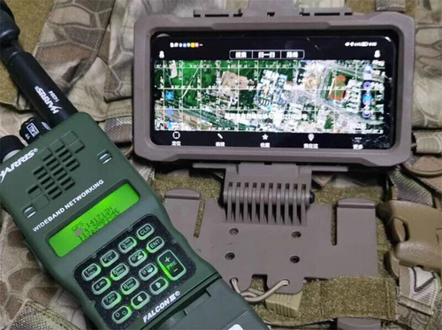 US Ware! HARRIS TCA PRC 152A Funkgerät 15W Metall VHF UHF KDU Tastatur Anzeigeeinheit - Bild 5 von 26