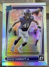 2021 Optic Football Chazz Surratt Rated Rookie Silver Prizm Vikings