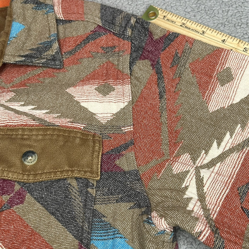 Legendary Whitetails Shirt Mens Medium Harbor Desert Oasis Aztec Elbow Patches M - Picture 11 of 14