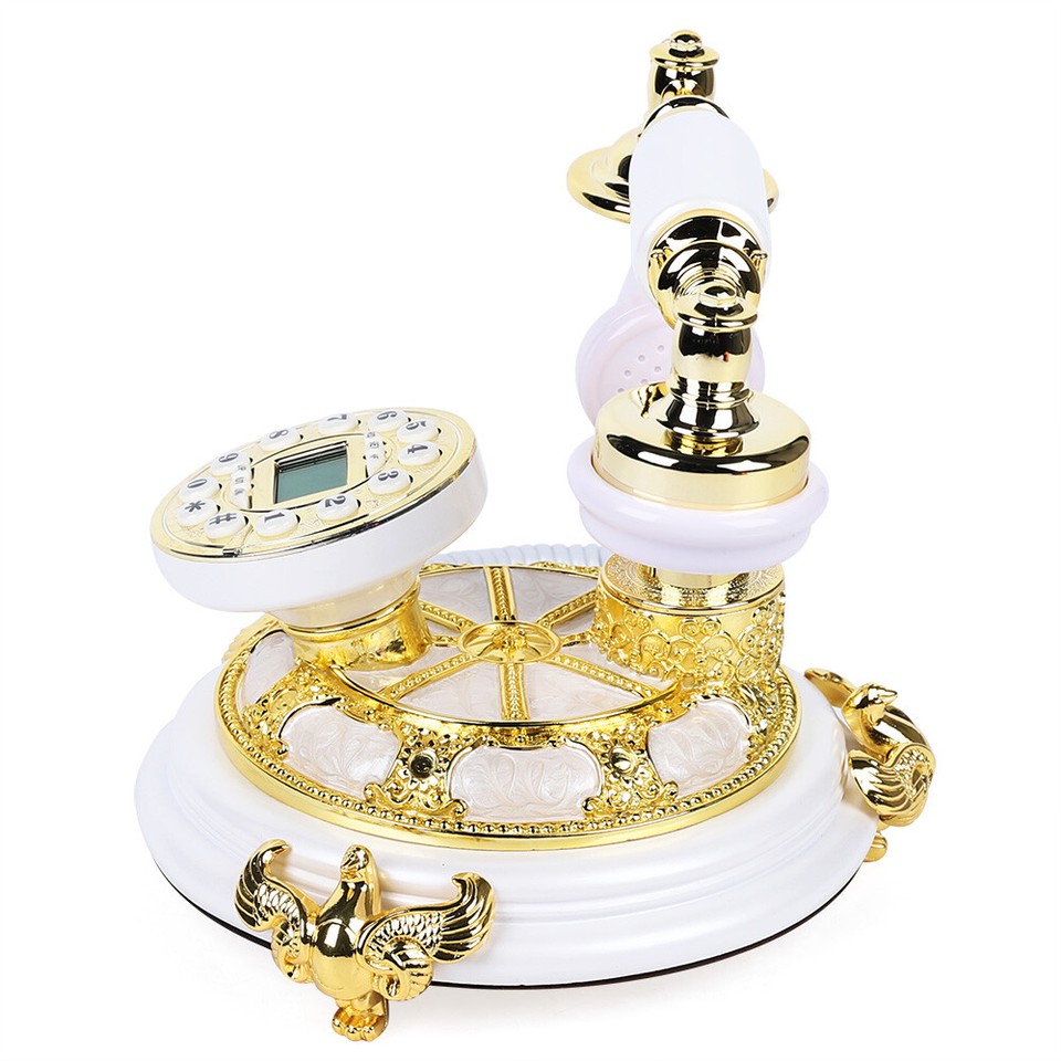 Old Fashioned Rotary Dial Phone Vintage Retro European Style Telephone