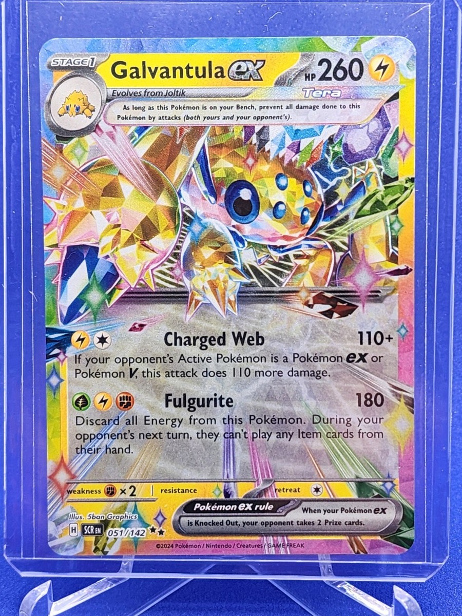 Galvantula EX #051/142 [Double Rare]- Stellar Crown - Pokémon TCG - NM