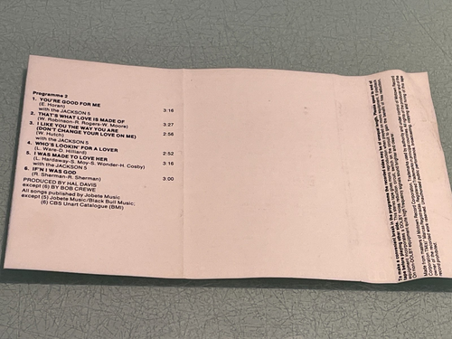 Michael Jacklson - Looking Back To Yesterday - Cassette Tape Album - 1986 Motown - Picture 6 of 6