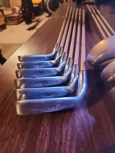 Powerglide Titanium Fusion Set 1,3,5 Woods 5,7,8,9 Iron Pitching and Sand Wedge - Picture 3 of 16