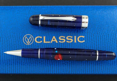 Classic Pens Paul Rossi LB3 Jupiter LE Rollerball Pen 18k & .925 Stars #51/100