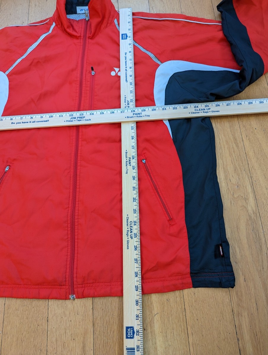 YONEX フルジップジャケット XLサイズ レッド YONEX フルジップ