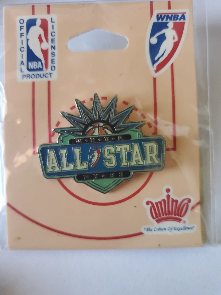  WNBA Pin lot (6) Key Chain Multicolor Vintage - Image 4 of 4
