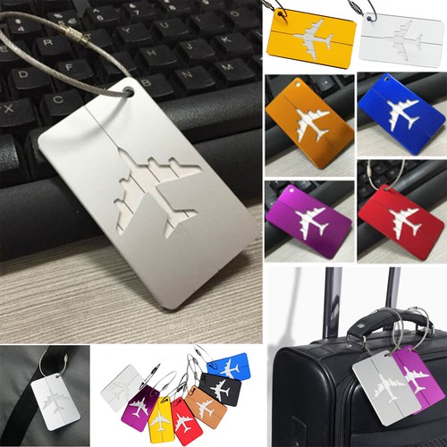 Travel Aluminium Plane Luggage Tags 