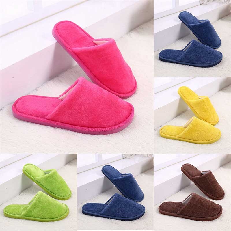 PANTOFOLA D’ORO Pantofole Uomo Peluche Casa Invernali Pavimento Ciabatte Candy Interno Cotone