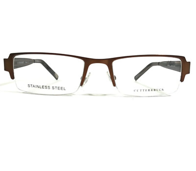 Cutter & Buck Prestige Walnut Eyeglasses Frames Brown Rectangular 50-18-140