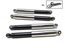 Tieferlegung Set Sto&szlig;d&auml;mpfer Schwarz 290mm + 260mm f&uuml;r Simson Schwalbe KR51 (5cm