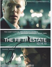 ACTOR DANIEL BRUHL HAND SIGNED 'THE FIFTH ESTATE' 8X10 PHOTO W/COA WIKILEAKS