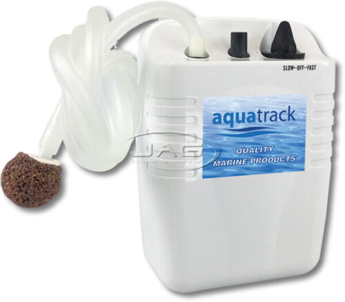 AQUATRACK LIVE BAIT AERATOR AIR PUMP - Fishing Fish Bank Tank Oxygenator Oxygen - Picture 2 of 3