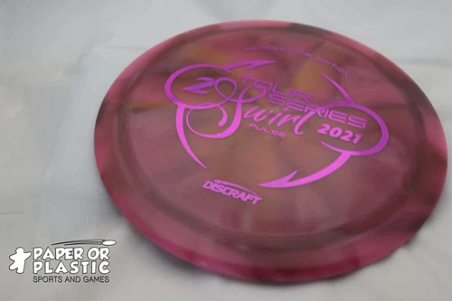 Discraft Ledgestone 2021 Z SWIRL PULSE Disc Golf 170 G Driver Maroon NEW Fuchsia