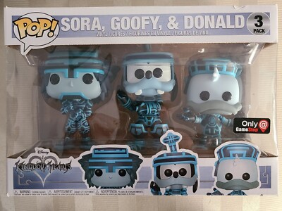 Funko Pop Disney Kingdom Hearts Tron 3-Pack Gamestop Exclus Sora