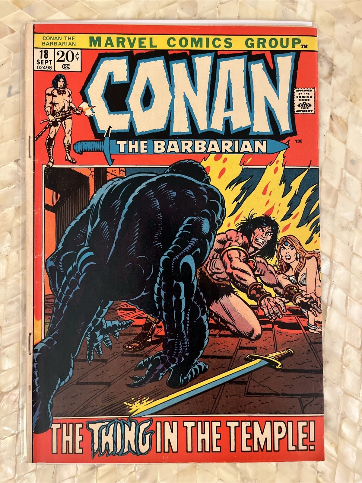 Conan The Barbarian #18 Marvel Bronze 1972, Gil Kane, Devil-God of Bal-Sagoth