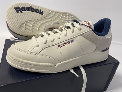 Reebok Ad Court Tennisschuh Größe USA 8,5 EUR 41 *neu Weiß/Marineblau/Rot