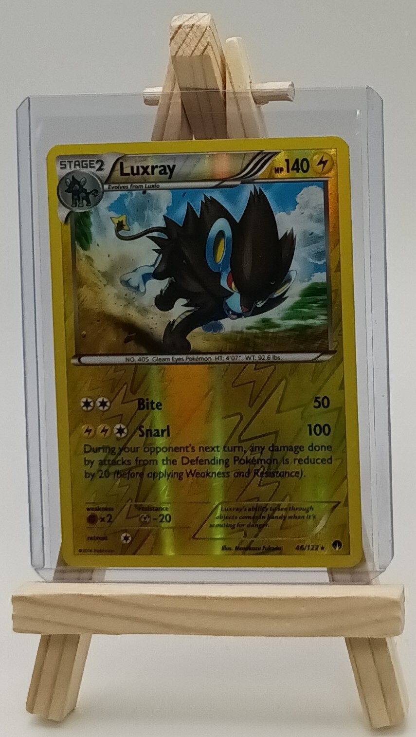 Luxray Stage 2 Pokémon Card 2016 BREAKpoint 46/122 RARE REV HOLO
