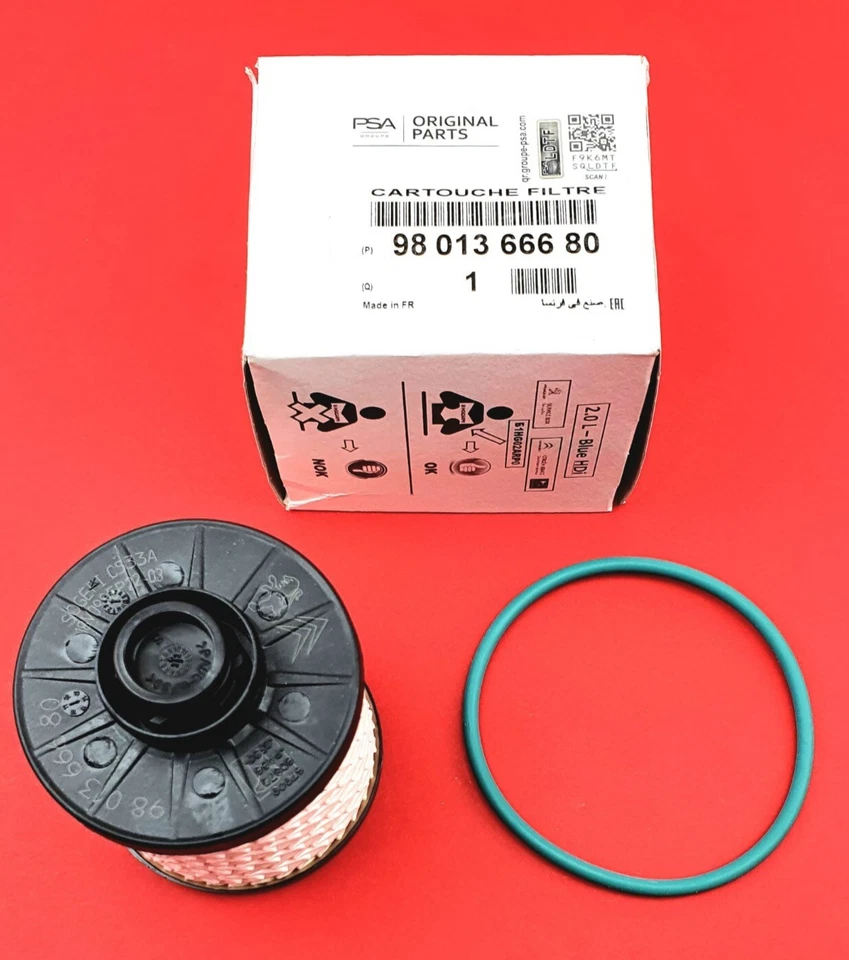 Filtro combustible original Peugeot diésel 208 308 508 5008 Expert - 9801366680 Foto 3 de 4